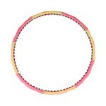 Star Sports S-Rose Magnetic Air Cushion Hula Hoop 2.5kg EA2005 Made in Korea Heavyweight 8-Section One-Touch Exercise Hoop for Advanced Diet & Massage